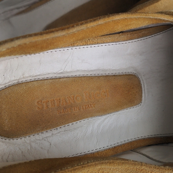 Stefano Ricci Suede & Calfskin Leather Slip-on Shoes main image 10
